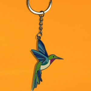 llavero colibri color