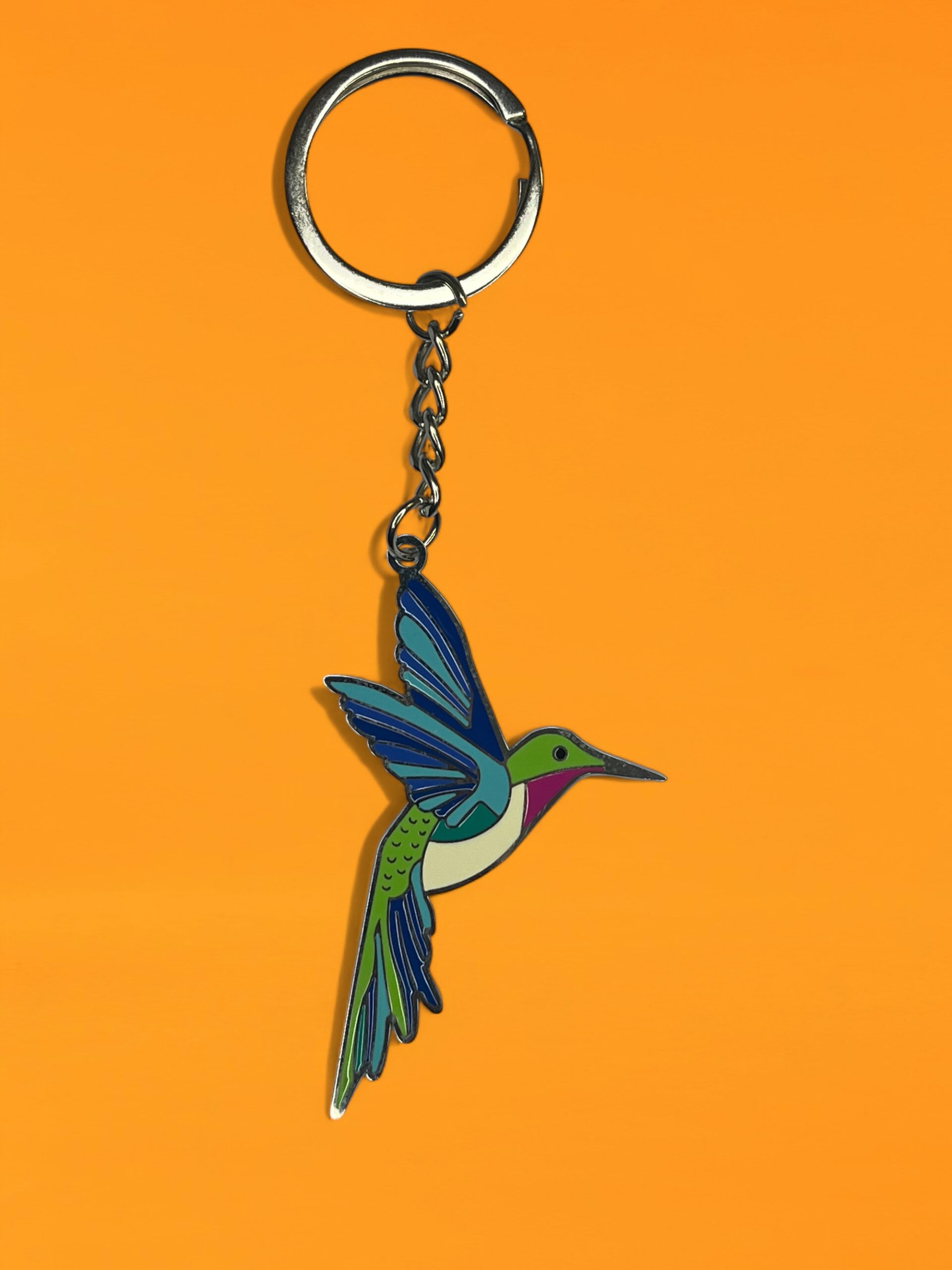llavero colibri color