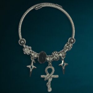 Pulsera Brazalete 2 Cruces